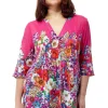 La Cera™ Colorful Floral Tunic Best