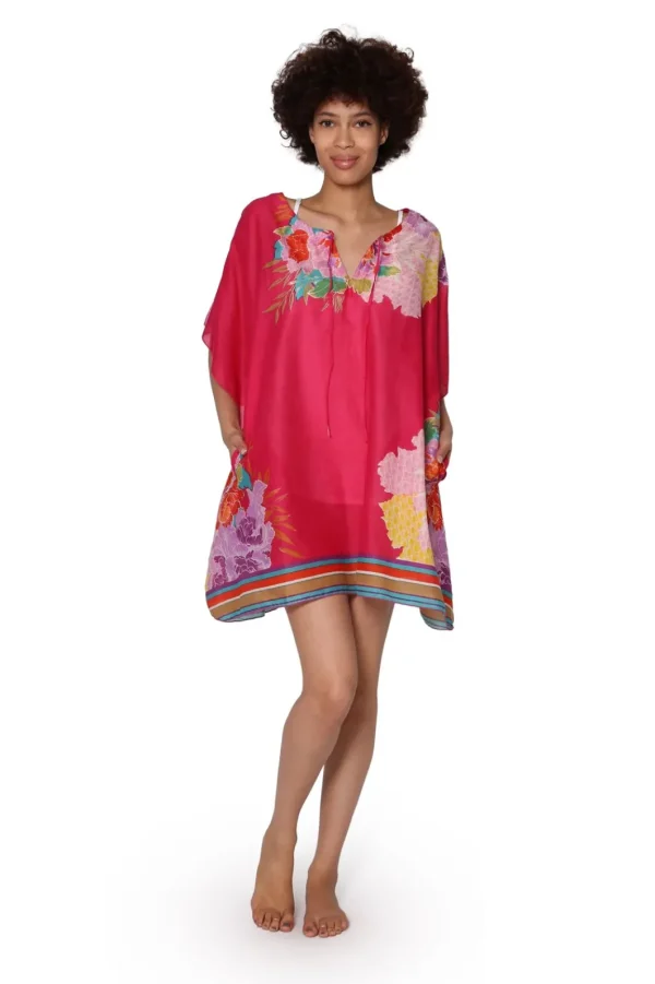 La Cera™ 100% Cotton Border Print Tunic Shop