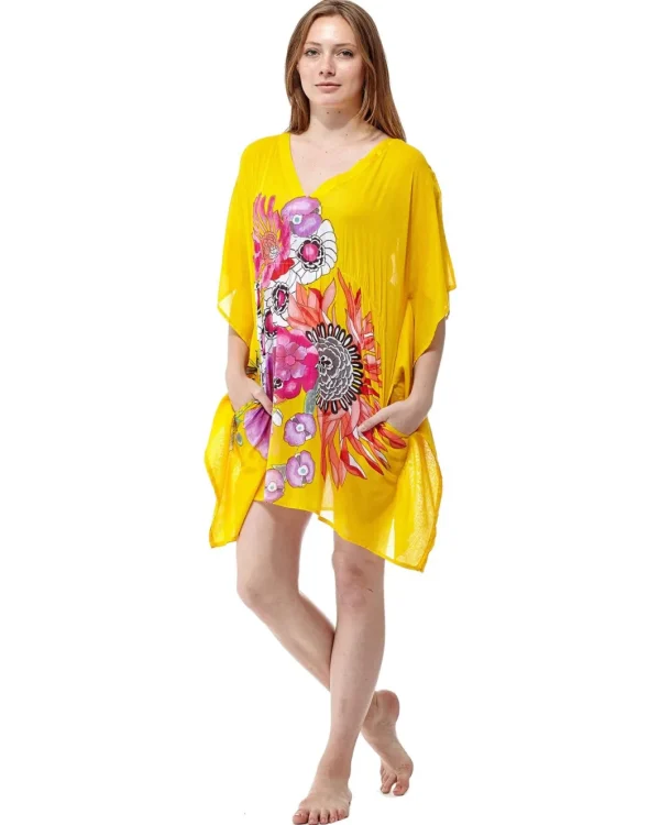 La Cera™ 100% Cotton Floral Print Tunic Outlet