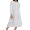 La Cera™ 100% Cotton Long Sleeve Robe Store