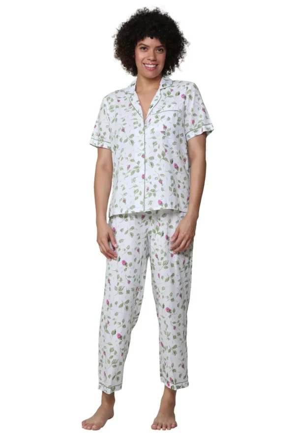 La Cera™ Floral Print Pajamas Cheap