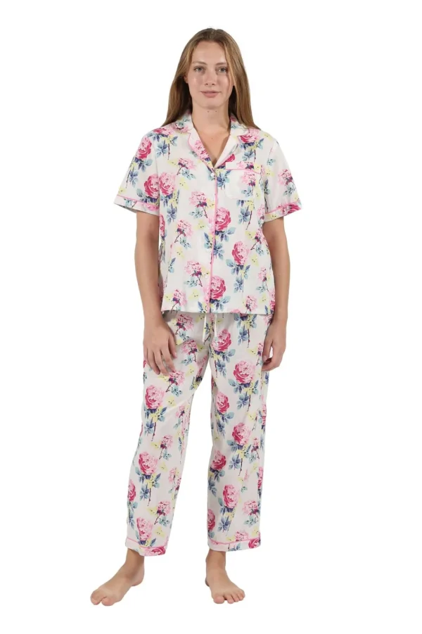 La Cera™ Floral Print Pajamas Cheap