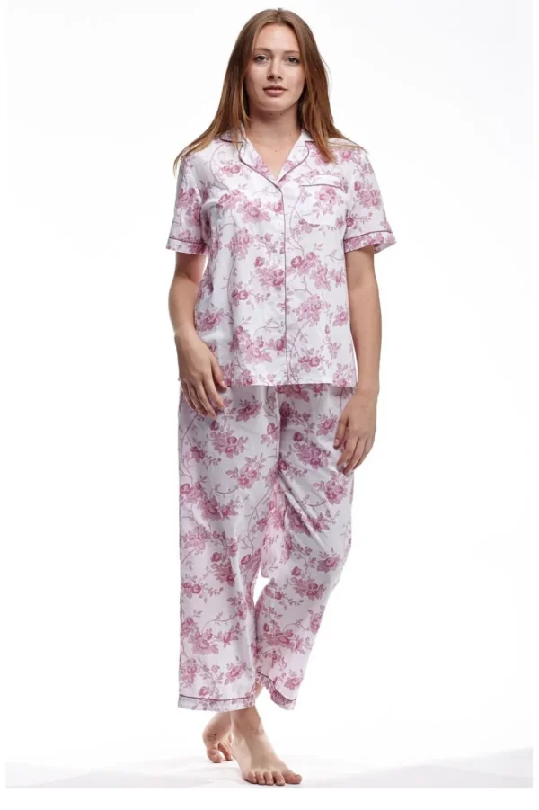 La Cera™ Floral Print Pajamas Cheap