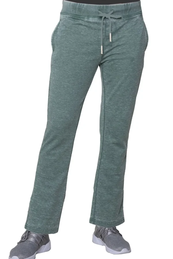 La Cera™ Heathered French Terry Pants New