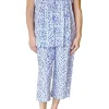 La Cera™ La Cera Cotton Knit Capri Pj Sale