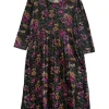 La Cera™ La Cera Cotton Knit Jersey Floral Printed Dress Discount