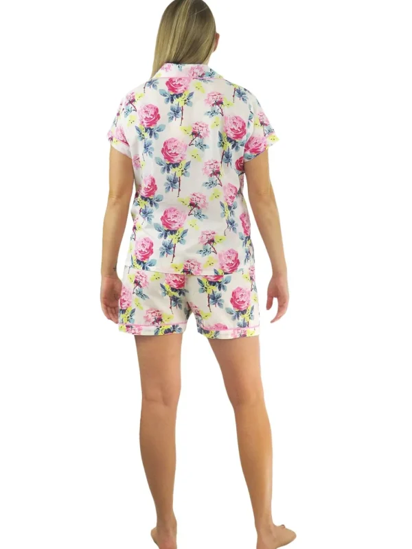 La Cera™ La Cera Floral Boxer Pajama Set Outlet