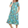 La Cera™ La Cera Floral Printed A-Line Dress Store