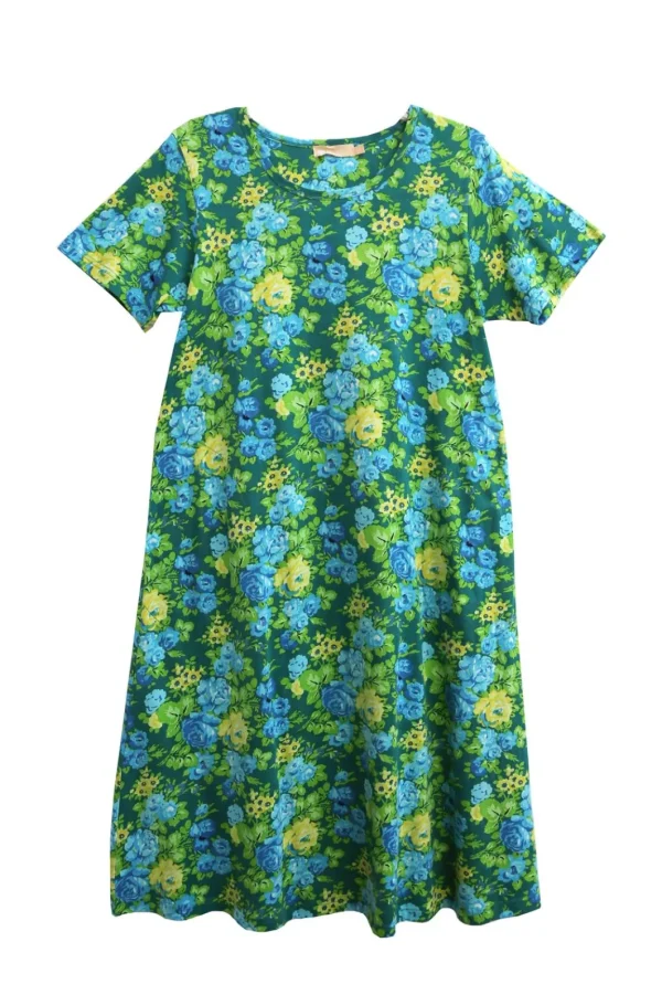 La Cera™ La Cera Floral Printed A-Line Dress - Plus Size Fashion