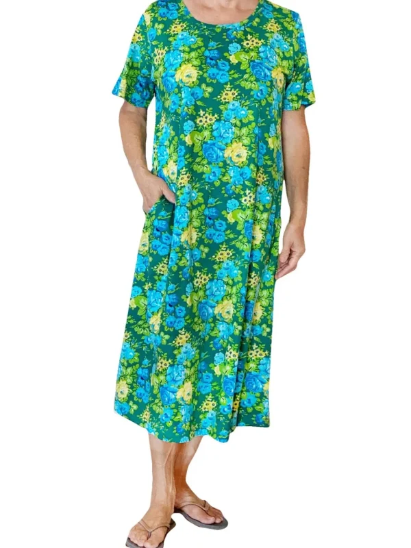 La Cera™ La Cera Floral Printed A-Line Dress - Plus Size Fashion