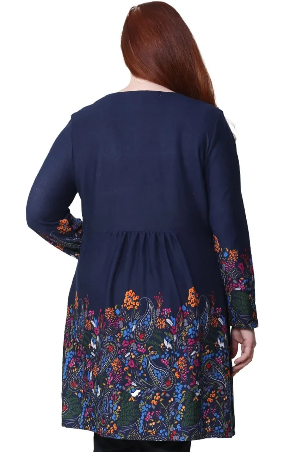 La Cera™ La Cera Floral Pullover Tunic Top - Plus Size Sale