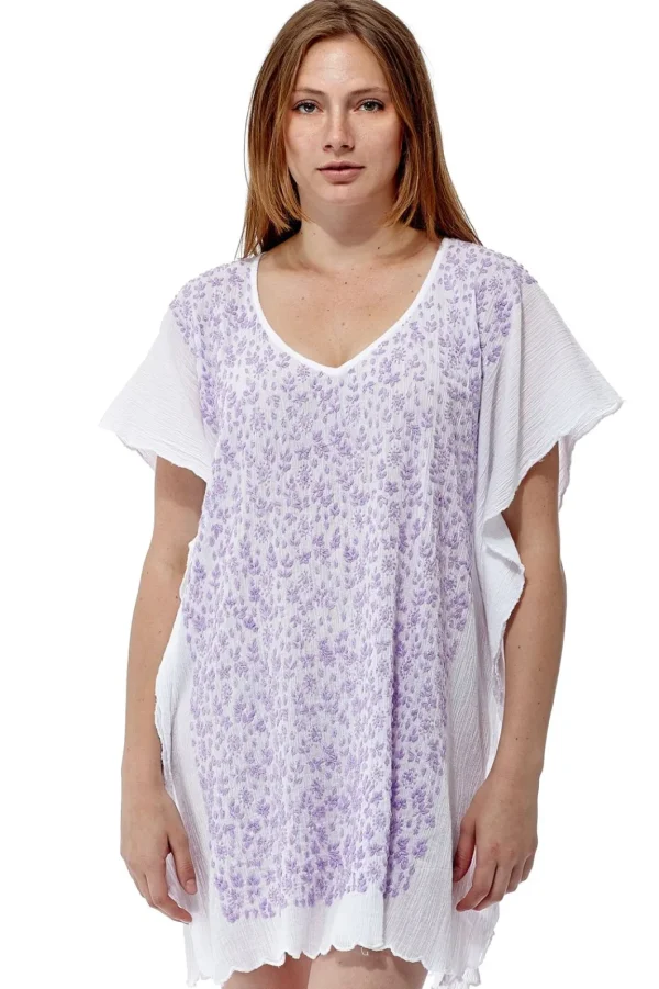 La Cera™ La Cera Hand-Embroidered Cover Up Best Sale