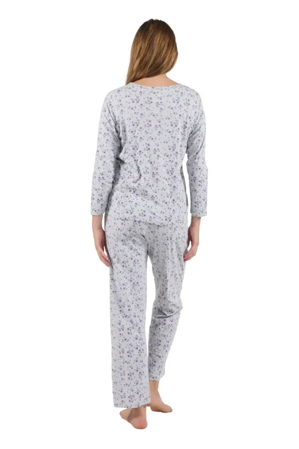 La Cera™ La Cera Knit Floral Pajama Set Best