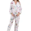 La Cera™ La Cera Long Sleeve Floral Pajama Set Best Sale