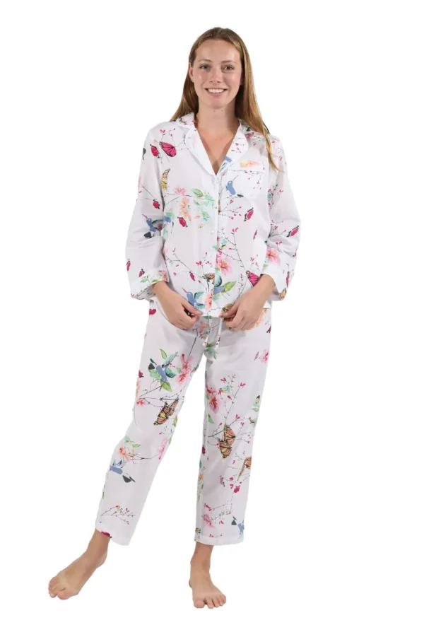 La Cera™ La Cera Long Sleeve Floral Pajama Set Best Sale