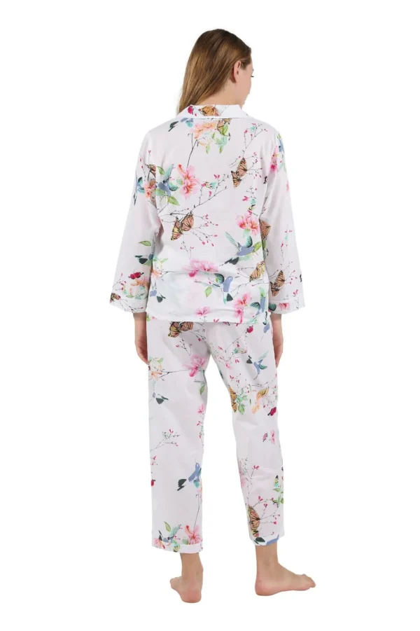 La Cera™ La Cera Long Sleeve Floral Pajama Set Best Sale