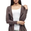 La Cera™ La Cera Long Sleeve Waterfall Cardigan Shop