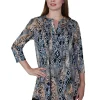 La Cera™ La Cera Malabar Batik Print Tunic Hot