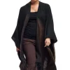 La Cera™ La Cera Ombre Split Poncho Shawl Fashion