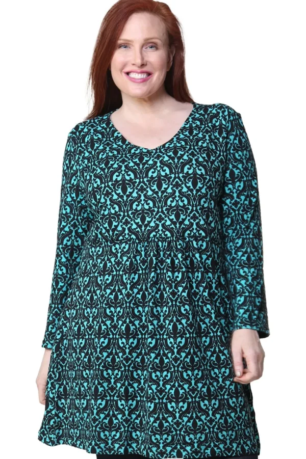 La Cera™ La Cera Plus Size Pullover Tunic Top Best Sale