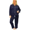 La Cera™ La Cera Plus Size Sheered Minky Fleece Pj Set Store