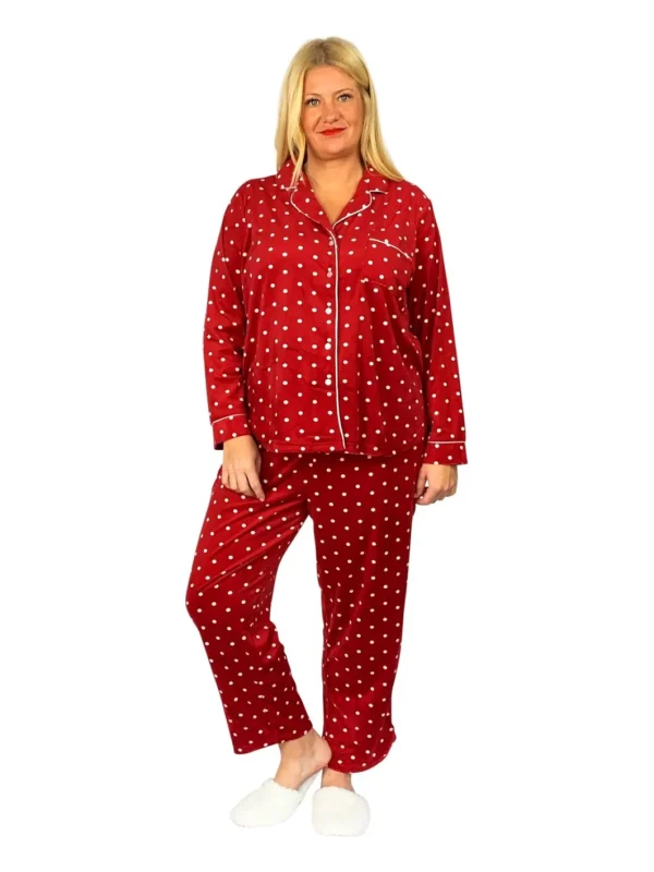 La Cera™ La Cera Plus Size Sheered Minky Fleece Pj Set Store