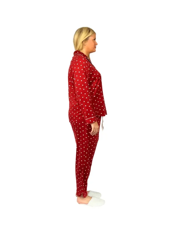 La Cera™ La Cera Plus Size Sheered Minky Fleece Pj Set Store