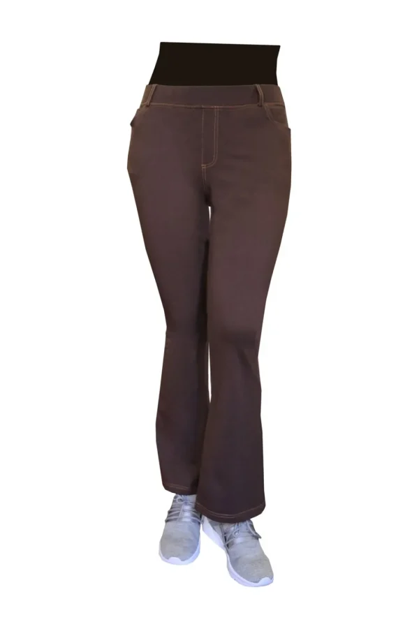 La Cera™ La Cera Plus Size Stretch Knit Boot Cut Pant Online