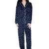 La Cera™ La Cera Sheered Minky Fleece Pj Set Best Sale