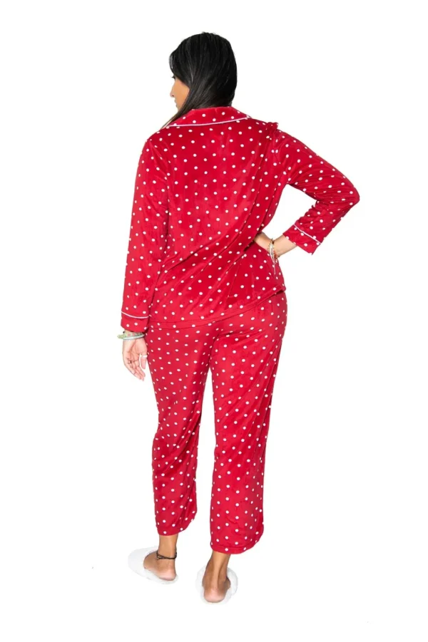 La Cera™ La Cera Sheered Minky Fleece Pj Set Store