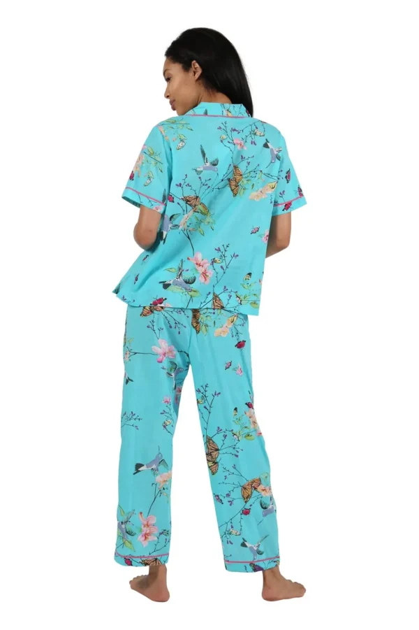 La Cera™ La Cera Short Sleeve Floral Pajama Set Discount