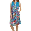 La Cera™ La Cera Sleeveless Short Floral Sundress Discount