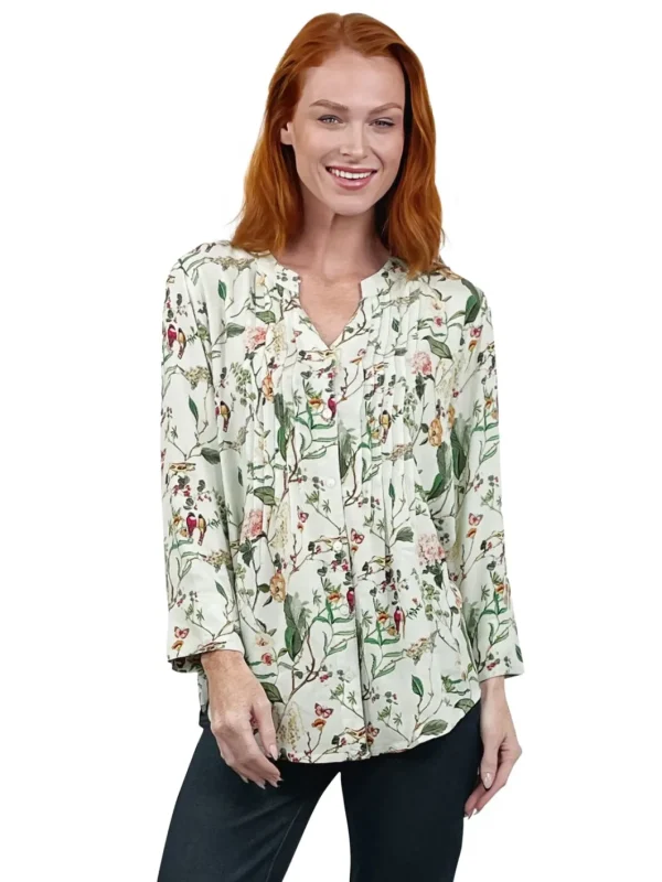 La Cera™ La Cera Springtime Fresh Rayon Print Tunic Online