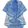 La Cera™ La Cera Swirl Patterned Shawl Vest Online