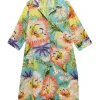 La Cera™ La Cera Tropical Floral Printed Button-Down Shirt Dress - Plus Size Flash Sale