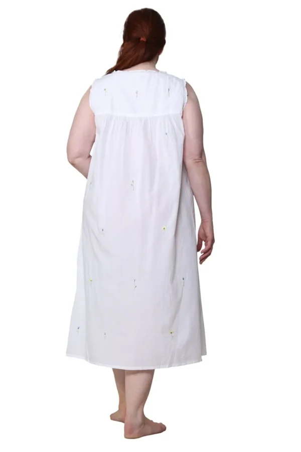 La Cera™ Plus Size Breath Of Spring Cotton Gown Flash Sale