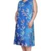 La Cera™ Plus Size La Cera Sleeveless V-Neck Dress Denim Discount