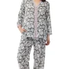 La Cera™ Rayon Floral Pajamas Sage Hot