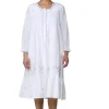 La Cera™ Scoop Neck Embroidered Robe Discount