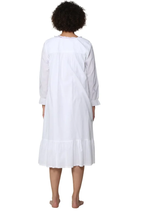 La Cera™ Scoop Neck Embroidered Robe Discount