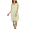 La Cera™ Sleeveless French Toile Cotton Chemise Best