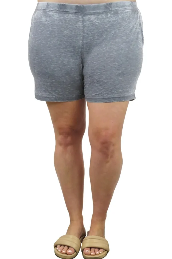 La Cera™ Soft & Supple Knit Boxer Short - Plus Size Outlet