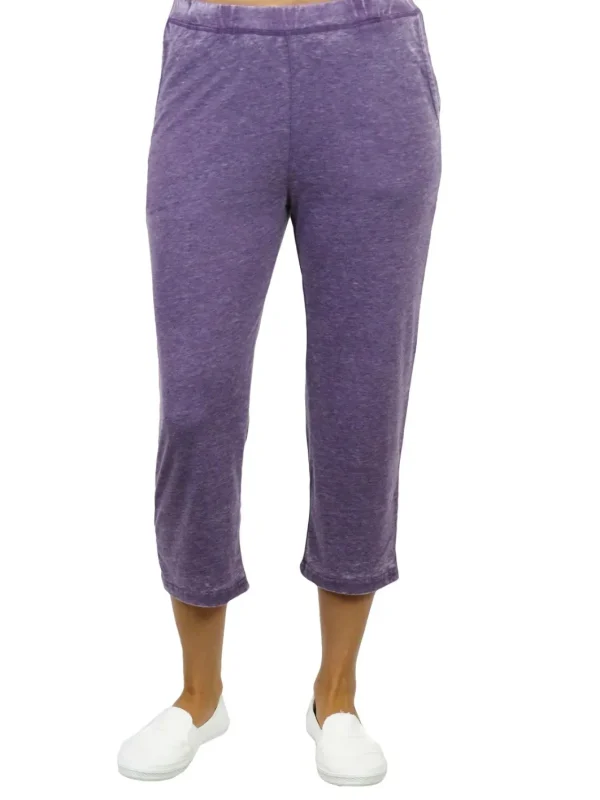 La Cera™ Soft & Supple Knit Cropped Pant Store