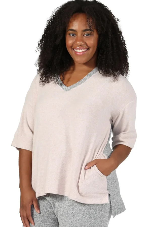 La Cera™ The Comfort Collection Block Plus Size Tee Sale