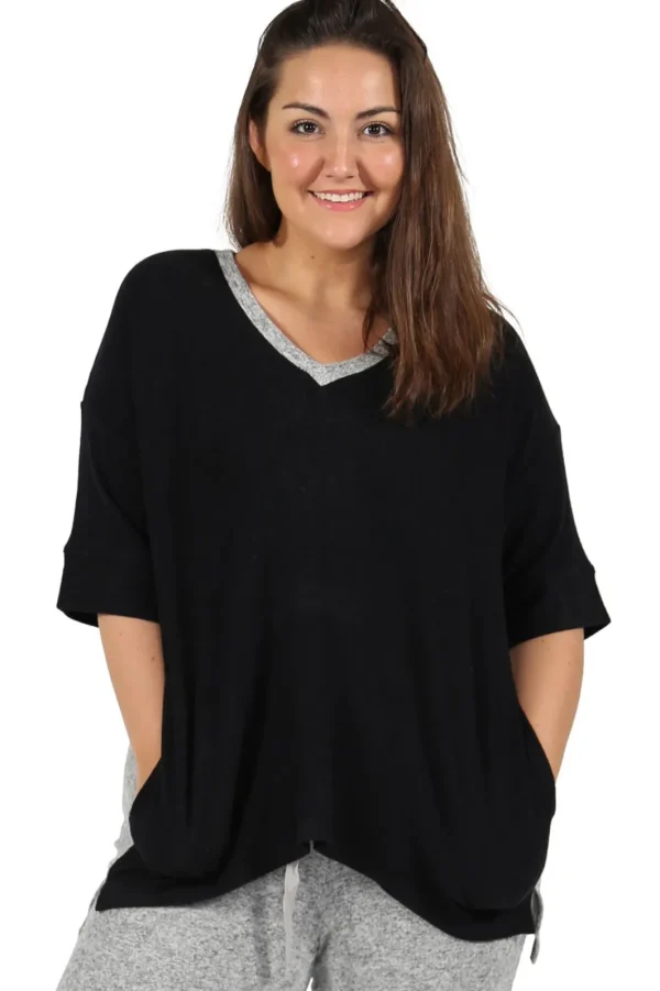 La Cera™ The Comfort Collection Block Plus Size Tee Sale