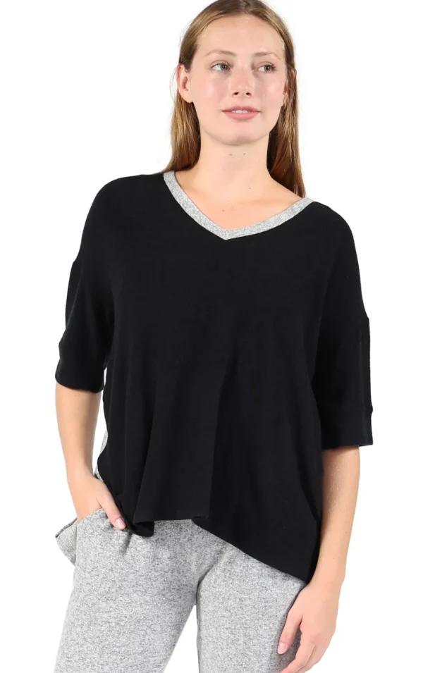 La Cera™ The Comfort Collection Block Tee Flash Sale