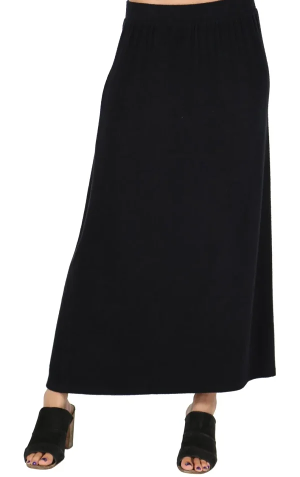 La Cera™ The Comfort Collection Maxi Skirt Hot