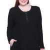 La Cera™ The Comfort Collection Plus Size Snap Sale