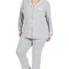 La Cera™ The Comfort Collection Plus Size Tailored Pj Set Best