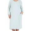 La Cera™ The Comfort Collection Plus Size Snap Gown Best Sale